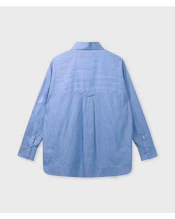 10 Days long sleeve shirt check 1341 ultramarine