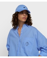 10 Days long sleeve shirt check 1341 ultramarine