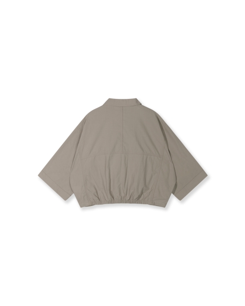 10 Days wide crinkle jacket 1160 fog