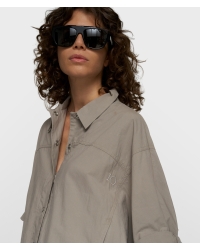10 Days wide crinkle jacket 1160 fog