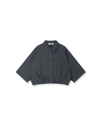10 Days wide crinkle jacket 1335 steel blue