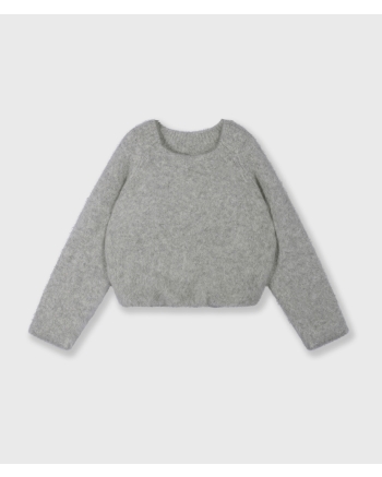 10 Days hairy knit sweater 4001 light grey melee