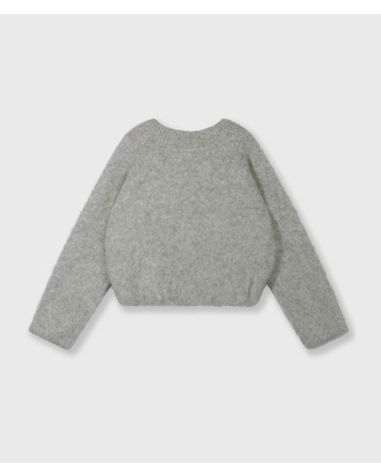 10 Days hairy knit sweater 4001 light grey melee