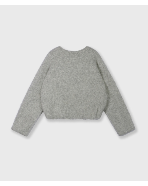 10 Days hairy knit sweater 4001 light grey melee