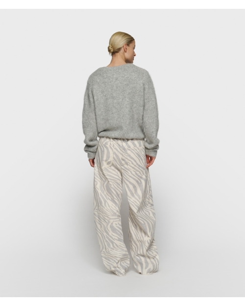 10 Days hairy knit sweater 4001 light grey melee