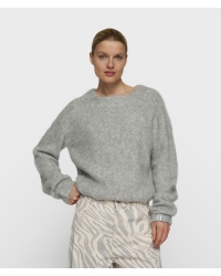 10 Days hairy knit sweater 4001 light grey melee