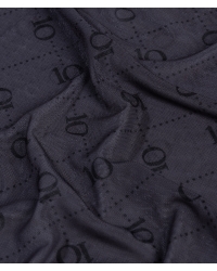 10 Days mesh long sleeve monogram 1335 steel blue