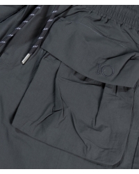 10 Days crinkle utility shorts 1335 steel blue
