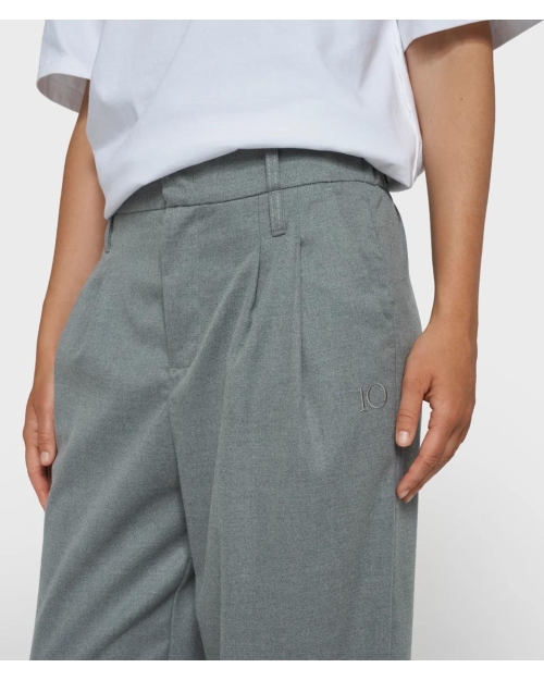 10 Days tapared pants 4001 light grey melee