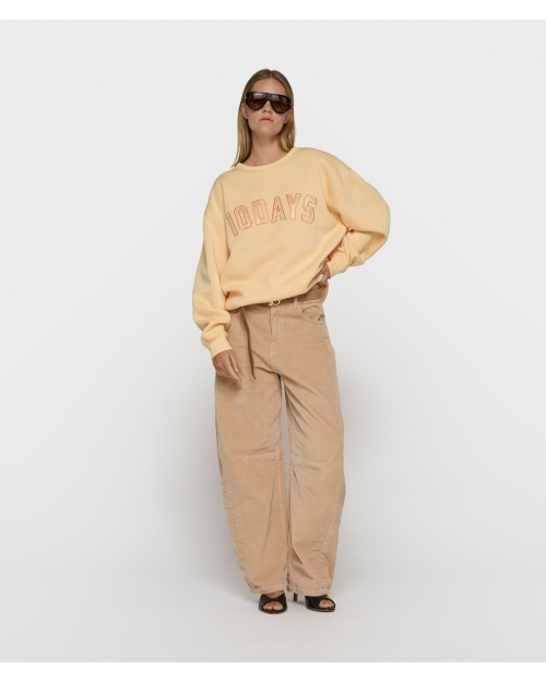 10 Days western pants cord 1349 grey mango