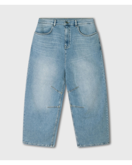 10 Days wide tapered denim pants 1225 blue denim
