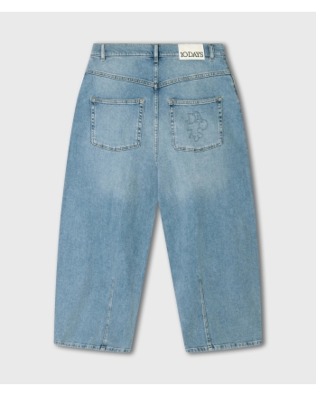 10 Days wide tapered denim pants 1225 blue denim