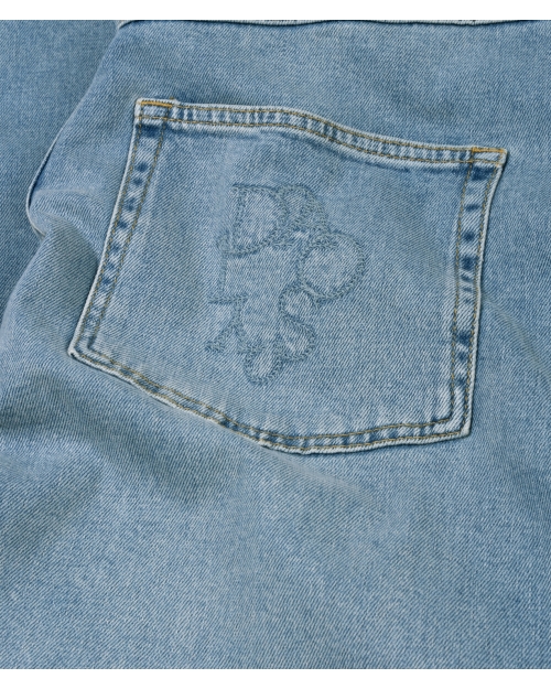 10 Days wide tapered denim pants 1225 blue denim
