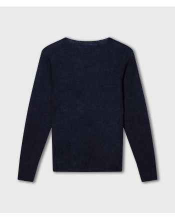 10 Days slim thin knit sweater 1226 night sky
