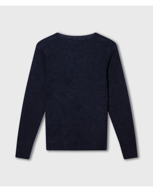 10 Days slim thin knit sweater 1226 night sky
