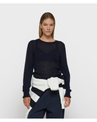 10 Days slim thin knit sweater 1226 night sky