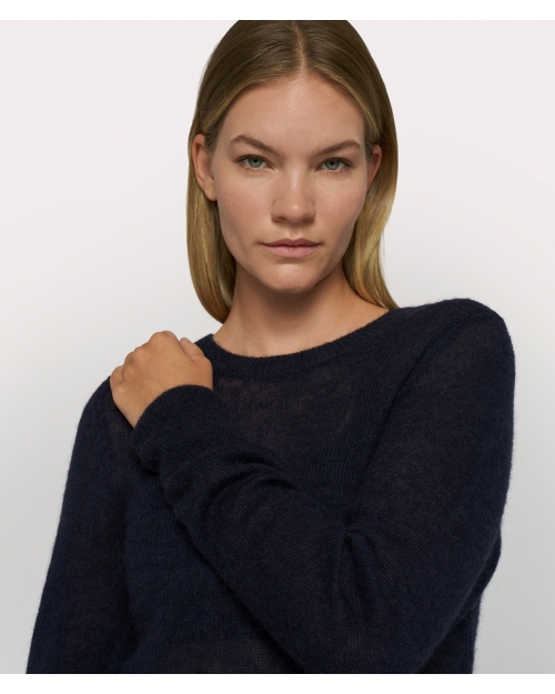 10 Days slim thin knit sweater 1226 night sky