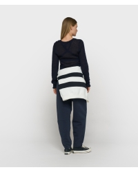 10 Days slim thin knit sweater 1226 night sky
