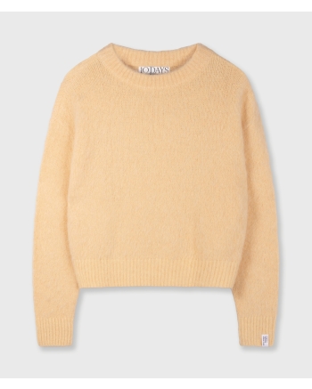 10 Days hairy knit sweater 1362 pastel mango