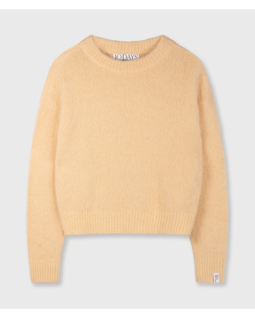10 Days hairy knit sweater 1362 pastel mango