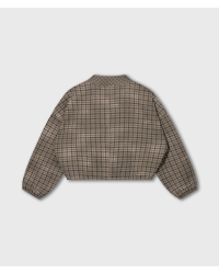10 Days check cardigan reversible 1041 champagne