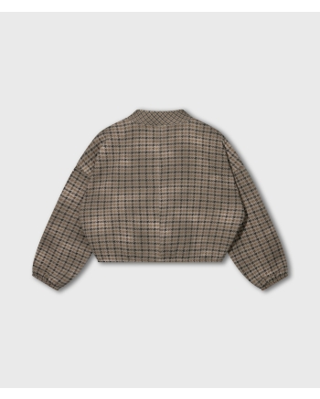 10 Days check cardigan reversible 1041 champagne