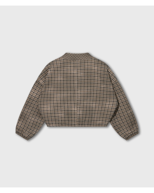 10 Days check cardigan reversible 1041 champagne