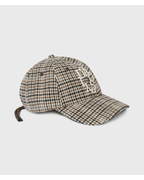 10 Days wool blend check cap 1041 champagne