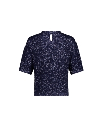 Studio Anneloes Princess sequins top 6503 navy
