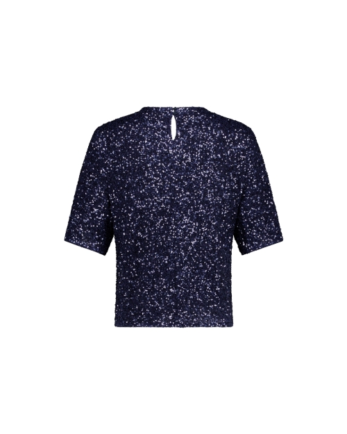 Studio Anneloes Princess sequins top 6503 navy