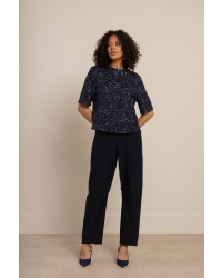 Studio Anneloes Princess sequins top 6503 navy