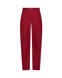 Studio Anneloes Marlis bonded barrel trousers 3900 red wine