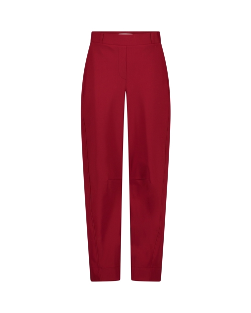 Studio Anneloes Marlis bonded barrel trousers 3900 red wine