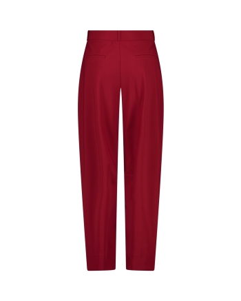 Studio Anneloes Marlis bonded barrel trousers 3900 red wine