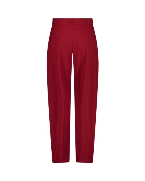 Studio Anneloes Marlis bonded barrel trousers 3900 red wine