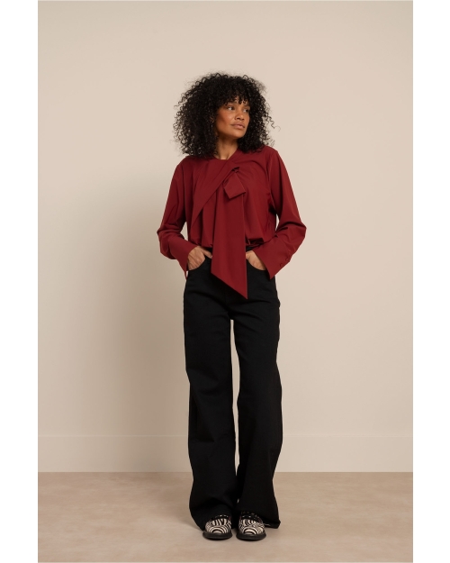 Studio Anneloes Tommy blouse 3900 red wine