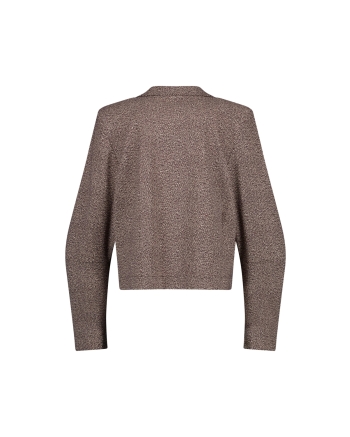 Studio Anneloes Jorine tweed look jacket 9014 black/kit
