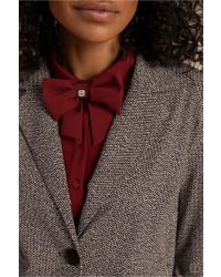 Studio Anneloes Jorine tweed look jacket 9014 black/kit