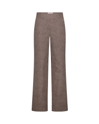 Studio Anneloes Lexie tweed look trousers 9014 black/kit
