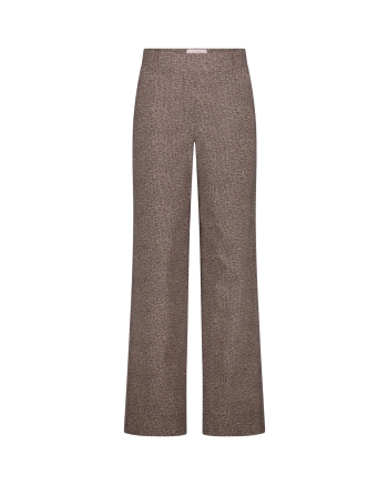 Studio Anneloes Lexie tweed look trousers 9014 black/kit
