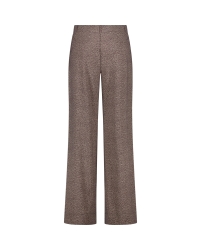 Studio Anneloes Lexie tweed look trousers 9014 black/kit