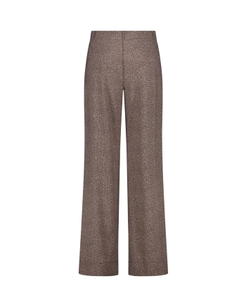 Studio Anneloes Lexie tweed look trousers 9014 black/kit