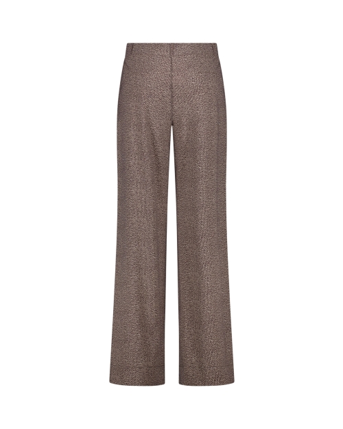 Studio Anneloes Lexie tweed look trousers 9014 black/kit
