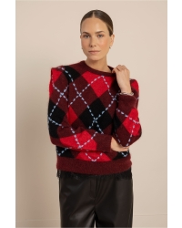 Studio Anneloes Arly argyle pullover 9997 multi color
