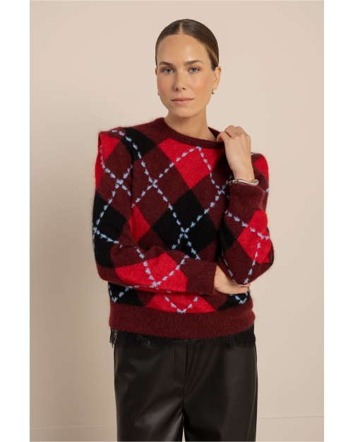 Studio Anneloes Arly argyle pullover 9997 multi color