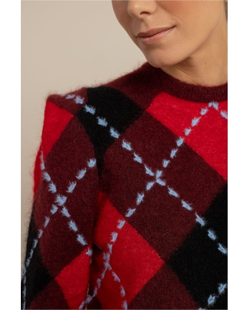 Studio Anneloes Arly argyle pullover 9997 multi color