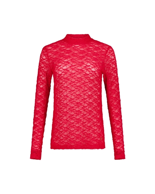 Studio Anneloes Reagan lace col top 4100 rich red
