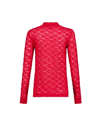 Studio Anneloes Reagan lace col top 4100 rich red