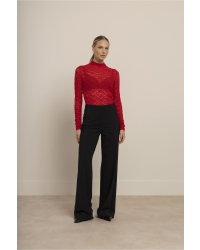 Studio Anneloes Reagan lace col top 4100 rich red