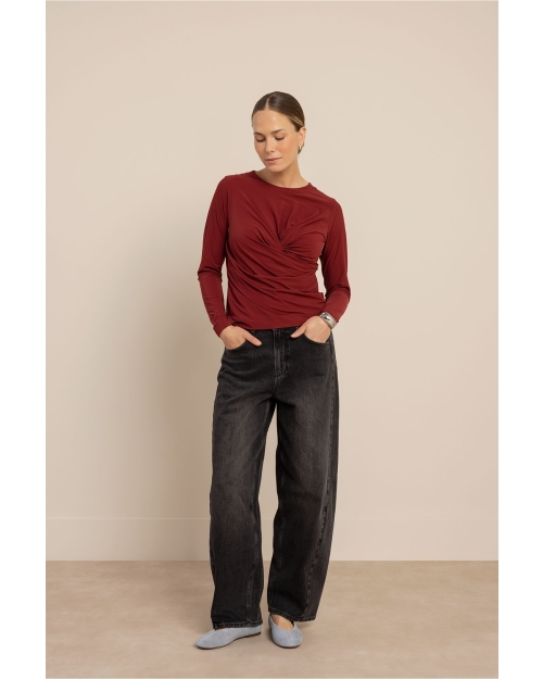 Studio Anneloes Frenkie balloon trousers 9800 antraciet